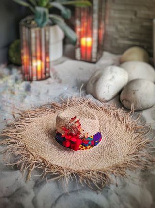 Sun hat for beach vacation travel 