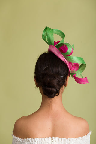 Oaks Day Fascinator (Pink Grace)