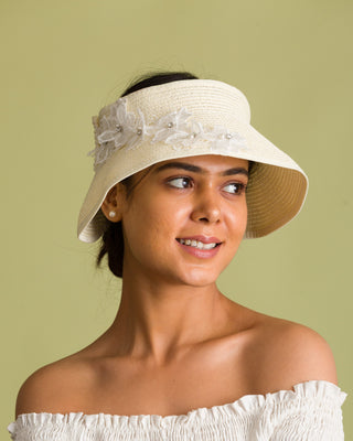 Athleisure Sun Hat Visor For Women (Honeydrop)