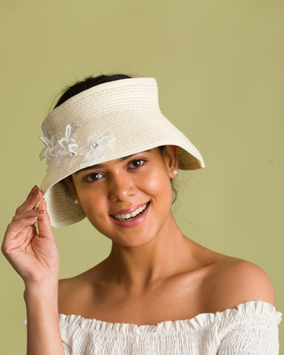 Athleisure Sun Hat Visor For Women (Honeydrop)