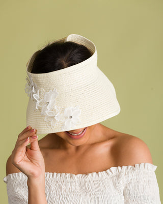 Athleisure Sun Hat Visor For Women (Honeydrop)