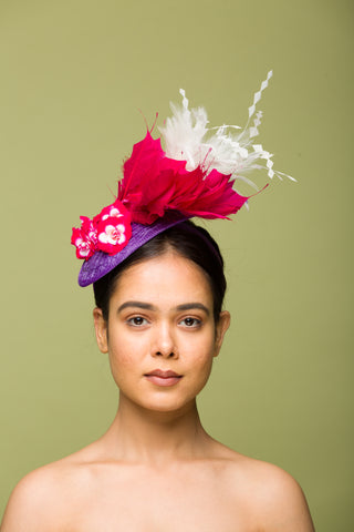 Turf Hat For Horse Races (Bordeaux)