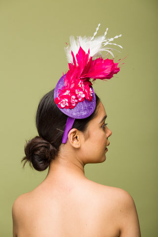 Turf Hat For Horse Races (Bordeaux)