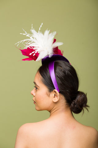 Turf Hat For Horse Races (Bordeaux)