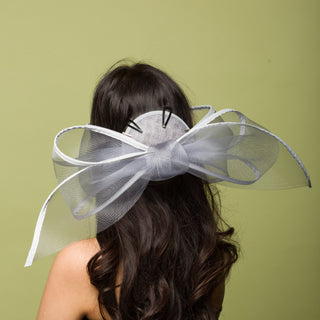 Grey Fascinator With Futuristic Look (De la Grey)