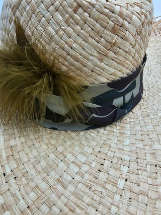 Tetra- Women's semi bendable straw sun hat