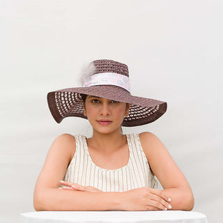 Snook- Sun hat with silk hatband