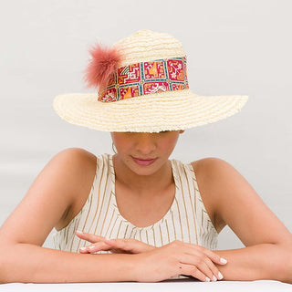 Carp- Sun Hat with Patola hatband