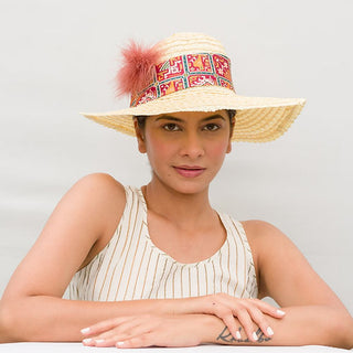 Carp- Sun Hat with Patola hatband