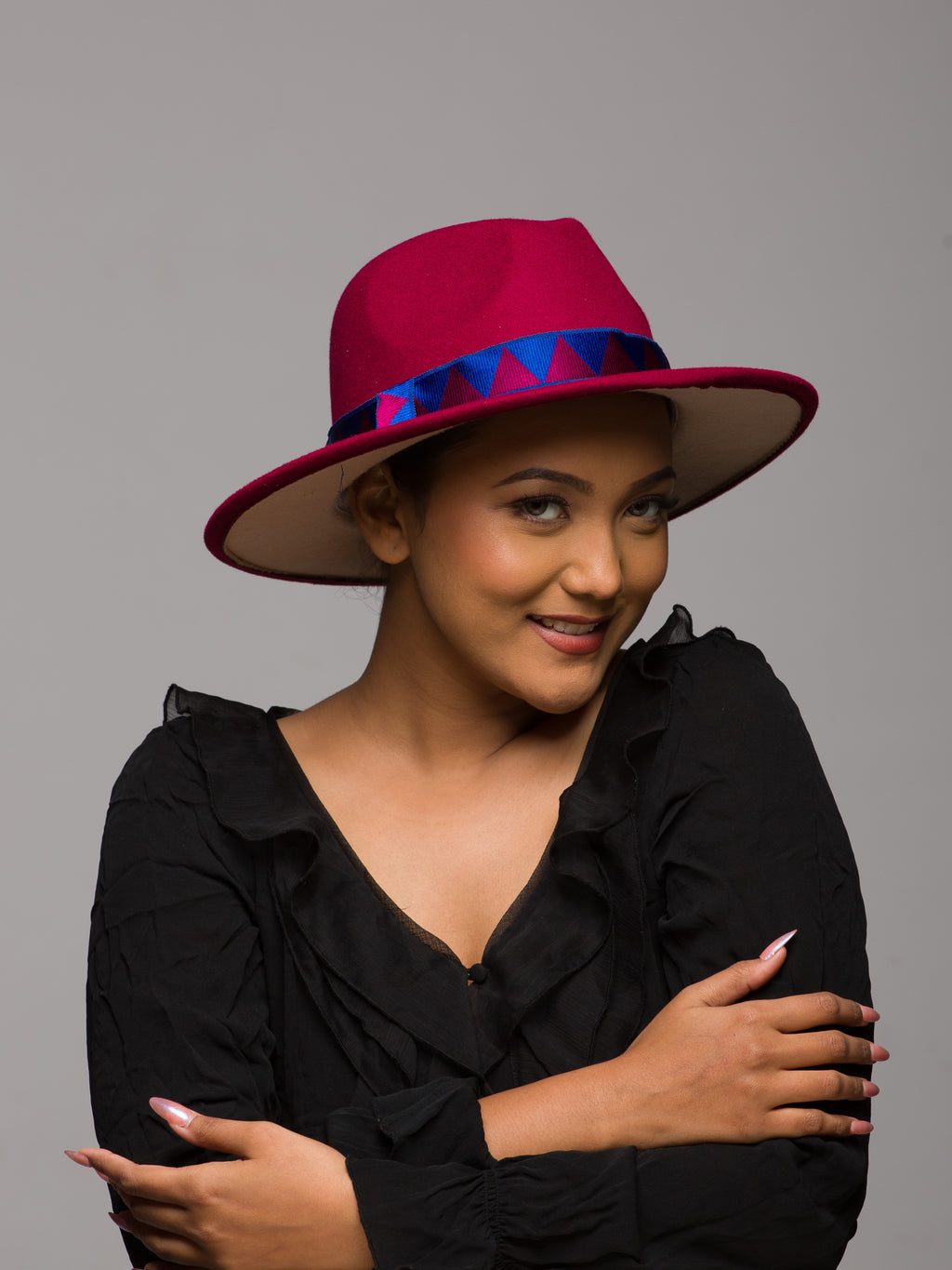 Fedoras C Hat Felt (Redwood) – Maaneh Millinery