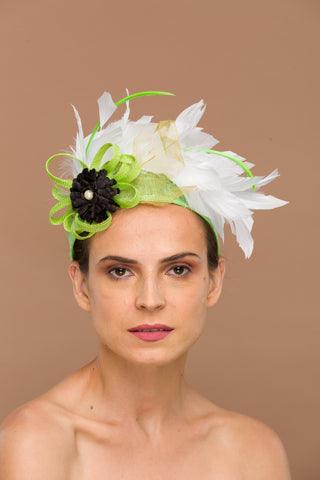 Emerald Fascinator Headband