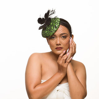 Green Fascinator