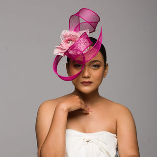 Hot Pink Fascinator