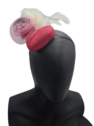 Valentine- Versatile small fascinator for young girls