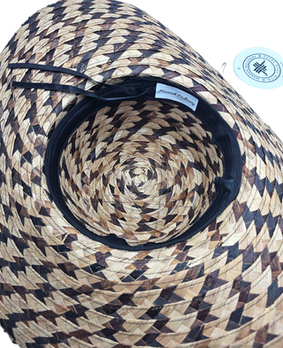 Dorado - Mixed straw sun hat and a stylish hatband