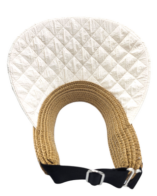 Ivory musk- Chic sun visor for fashion mavens