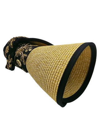 Margret- Beige rollable party sun visor