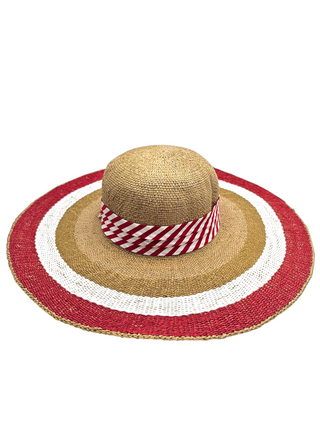 straw hat red