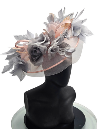 blush fascinator ky derby