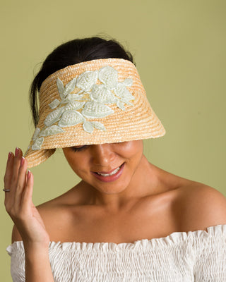 bridal straw hat
