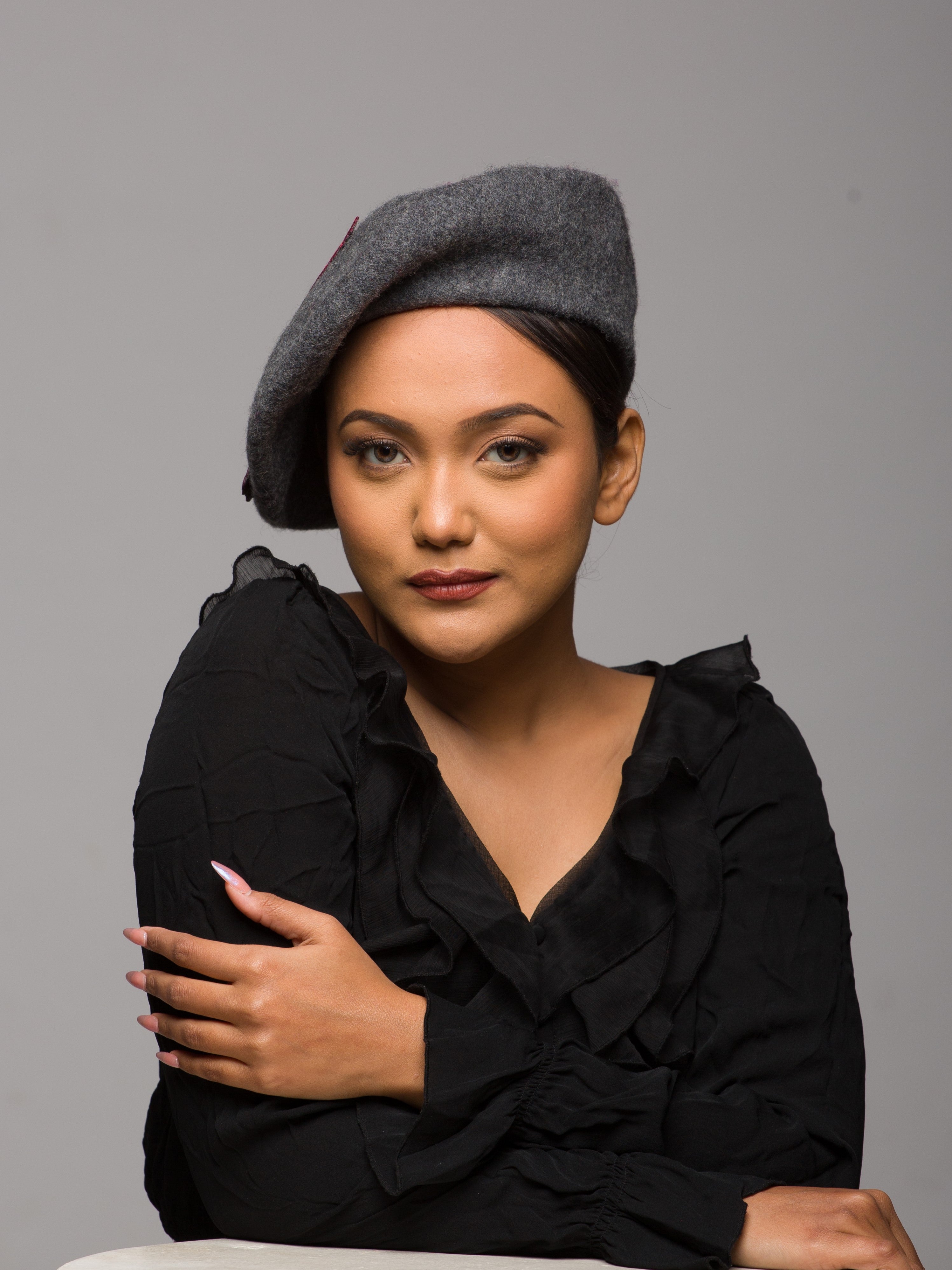 Cap Winter With Beret (Beau Visage) – Maaneh Millinery