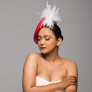 christmas hat fascinator formal party