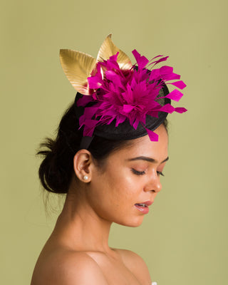 derby fascinator for fuschia pink dress for women