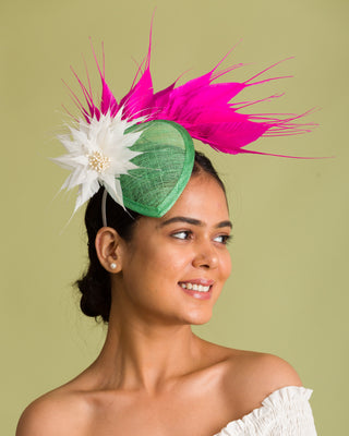 derby hat for Emerald or Kelly Green Dress