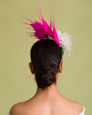 derby hat for Fuschia or Magenta Dress