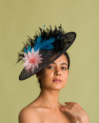 derby hat for pastel pink outfit