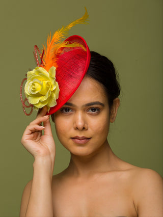 evening derby fascinator