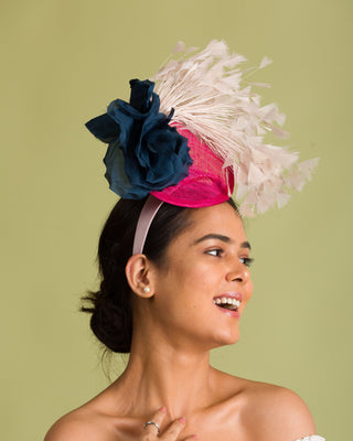 fascinator for navy blue dress