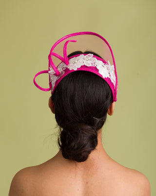 fascinator to match white outfit