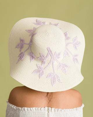 hand embroidered sun hat