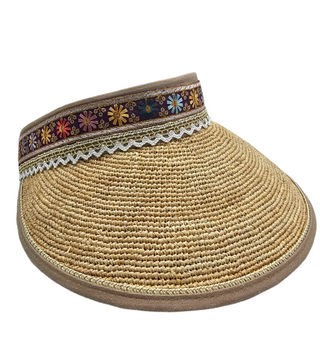 jute cap visor