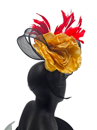 kentucky derby gold fascinator