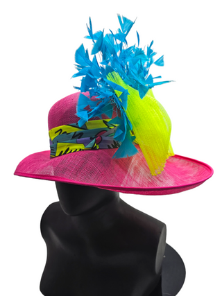 kentucky derby pink hat for women