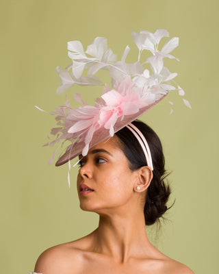large statement fascinator