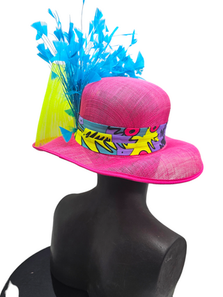 melbourne cup pink hat for women