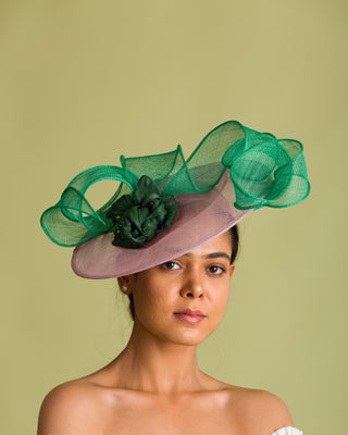 pink and green derby hat styling ideas 