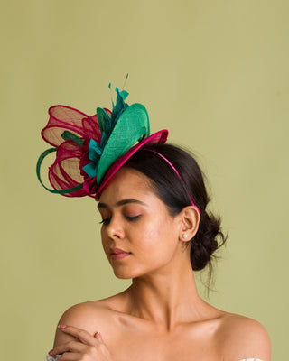 pink headband for kentucky derby