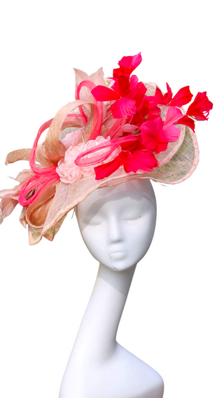 run for roses fascinator