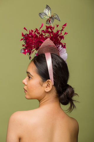 run for roses parade fascinator