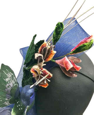 velvet fascinator