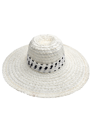 white sun hat