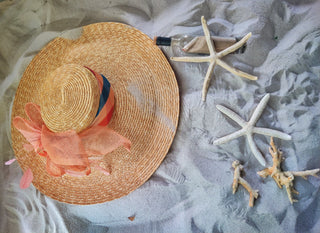 wide brim hat boater beach sun hat